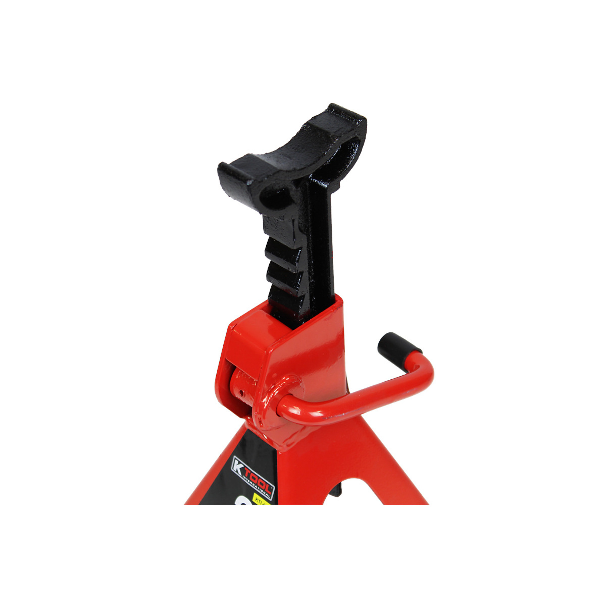 K Tool International Jack Stands — 2 Ton, 10.75in.–16.73in. Height, 6.89in. x 6.57in. Base, 11 lbs., Red, Model# KTI61201